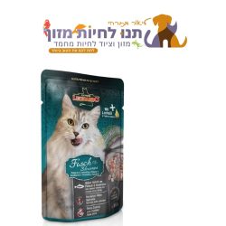 לאונרדו מחית לחתולים דגי ים ושרימפס 85 גרם